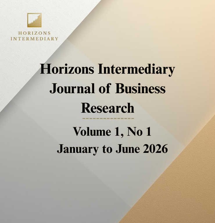 Inaugural Issue in Horizons Intermediary Journal of Business Research
